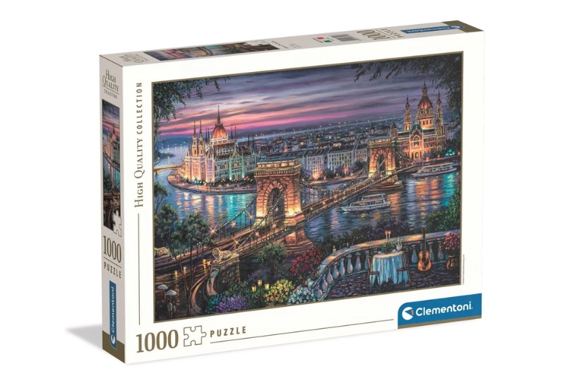 Clementoni puzzle High Quality Lights of the Danube 1000 dílků