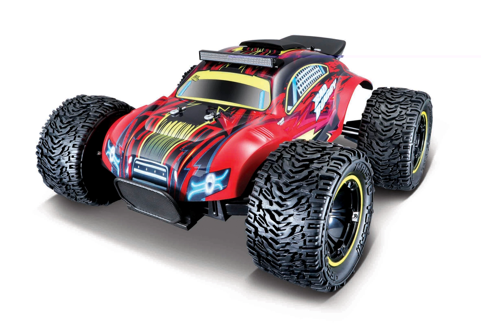 Levně Maisto RC Bad Buggy červená 2,4 GHz s USB