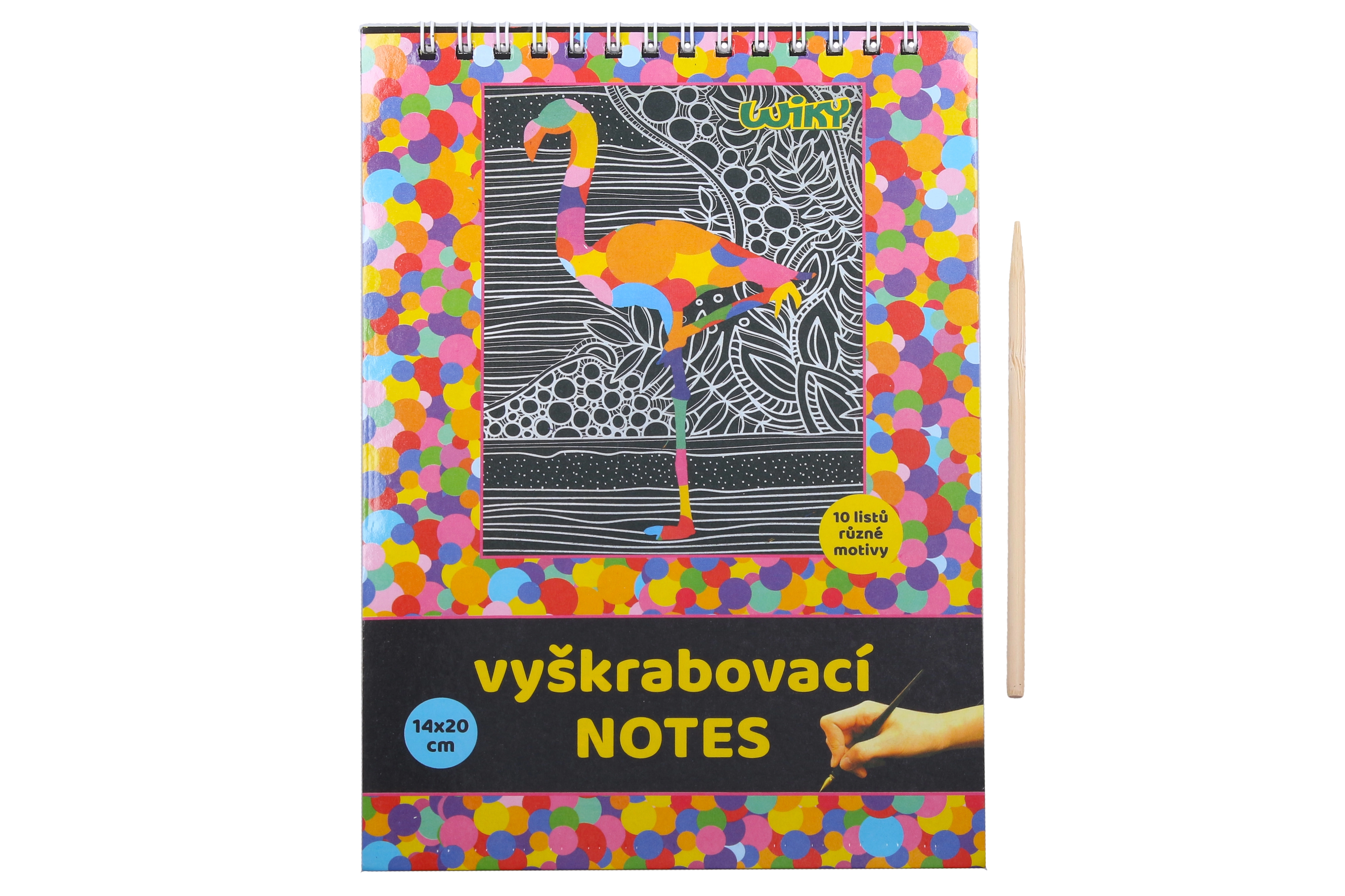 Levně Vyškrabovací notes 10 listů v sáčku 14x20cm
