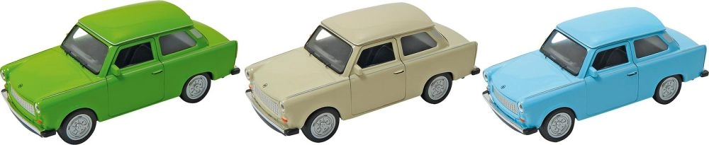 WELLY Autíčko na zpětné natažení Trabant 601 béžový