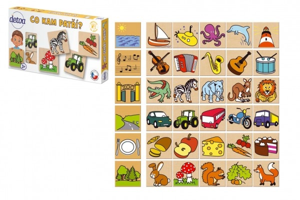 Detoa puzzle co kam patří