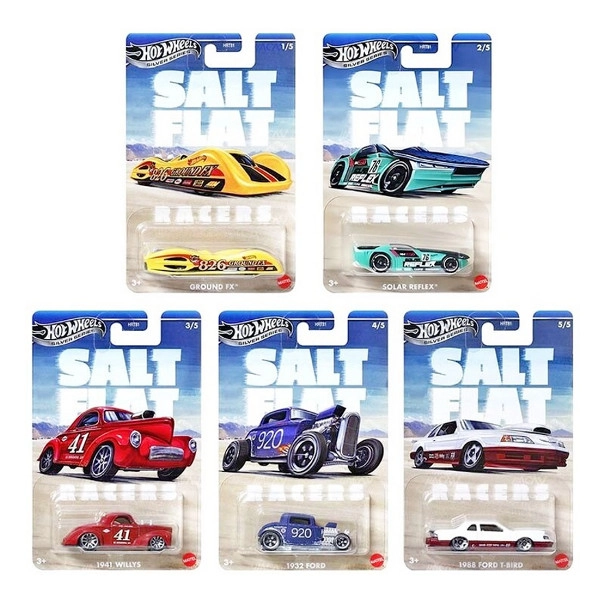 Hot Wheels Salt Flat Silver Series kovový model