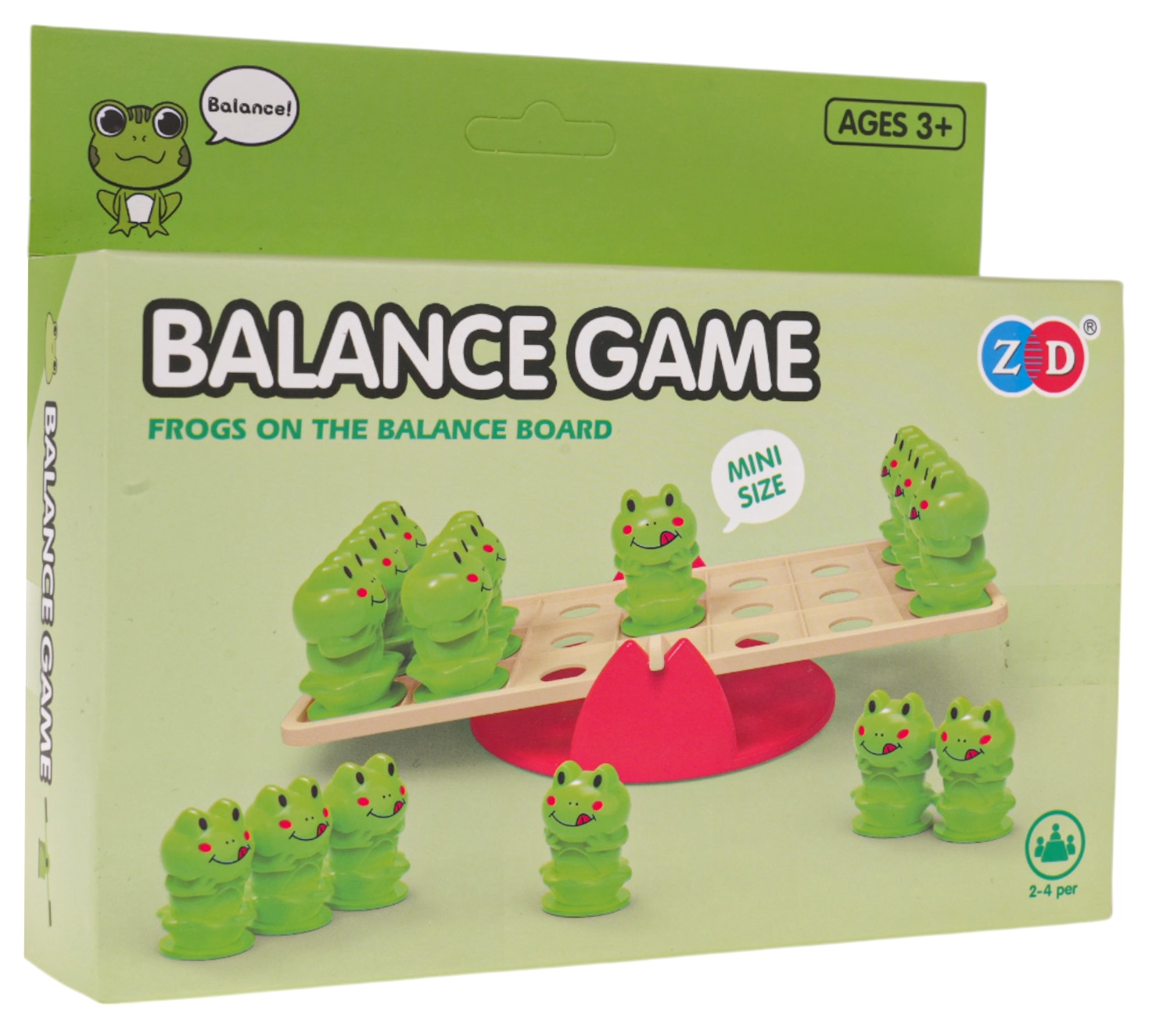 Balanční dovednostní hra – Žába
