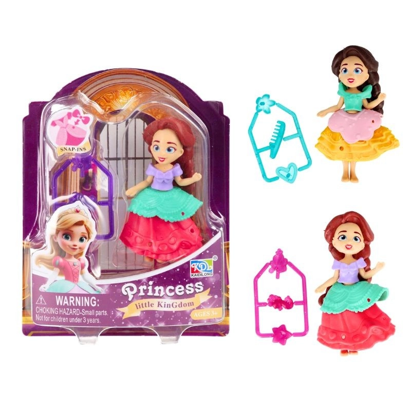 Oblékací panenka Little Kingdom s doplňky, 8 cm