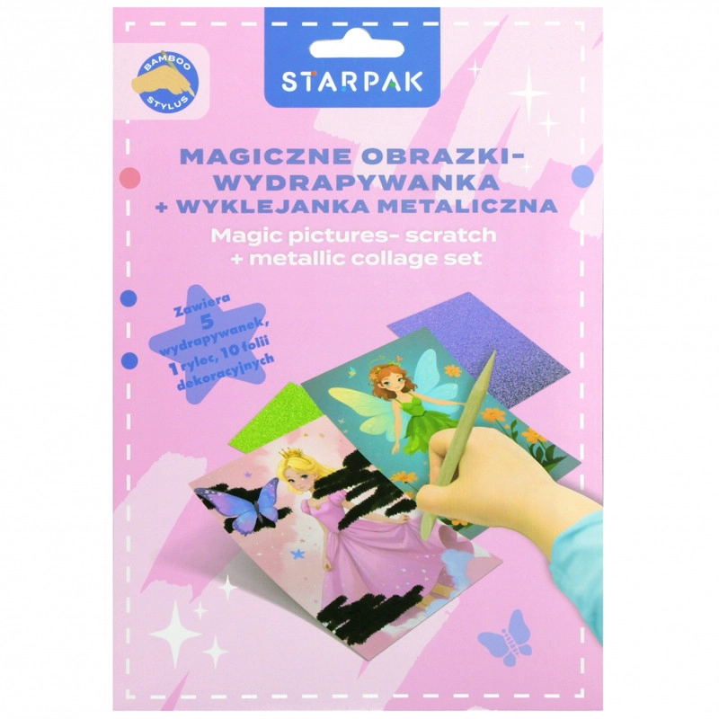 škrabací set princezny pro děti