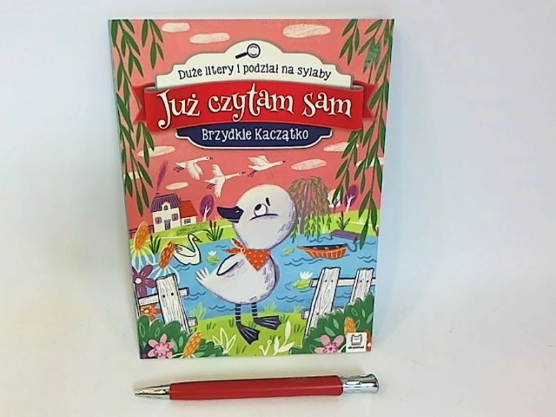 Brzydkie kaczątko. Już czytam sam. Duże litery i podział na sylaby