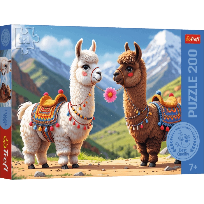 Puzzle TREFL Kolorowe lamy 200 dílků