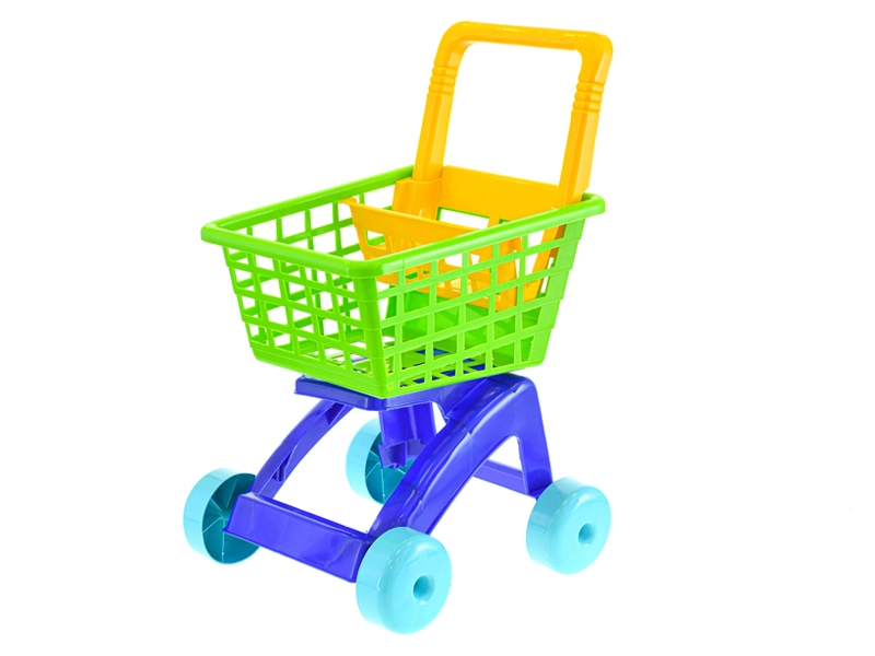 Dětský nákupní vozík 58 cm – zelený