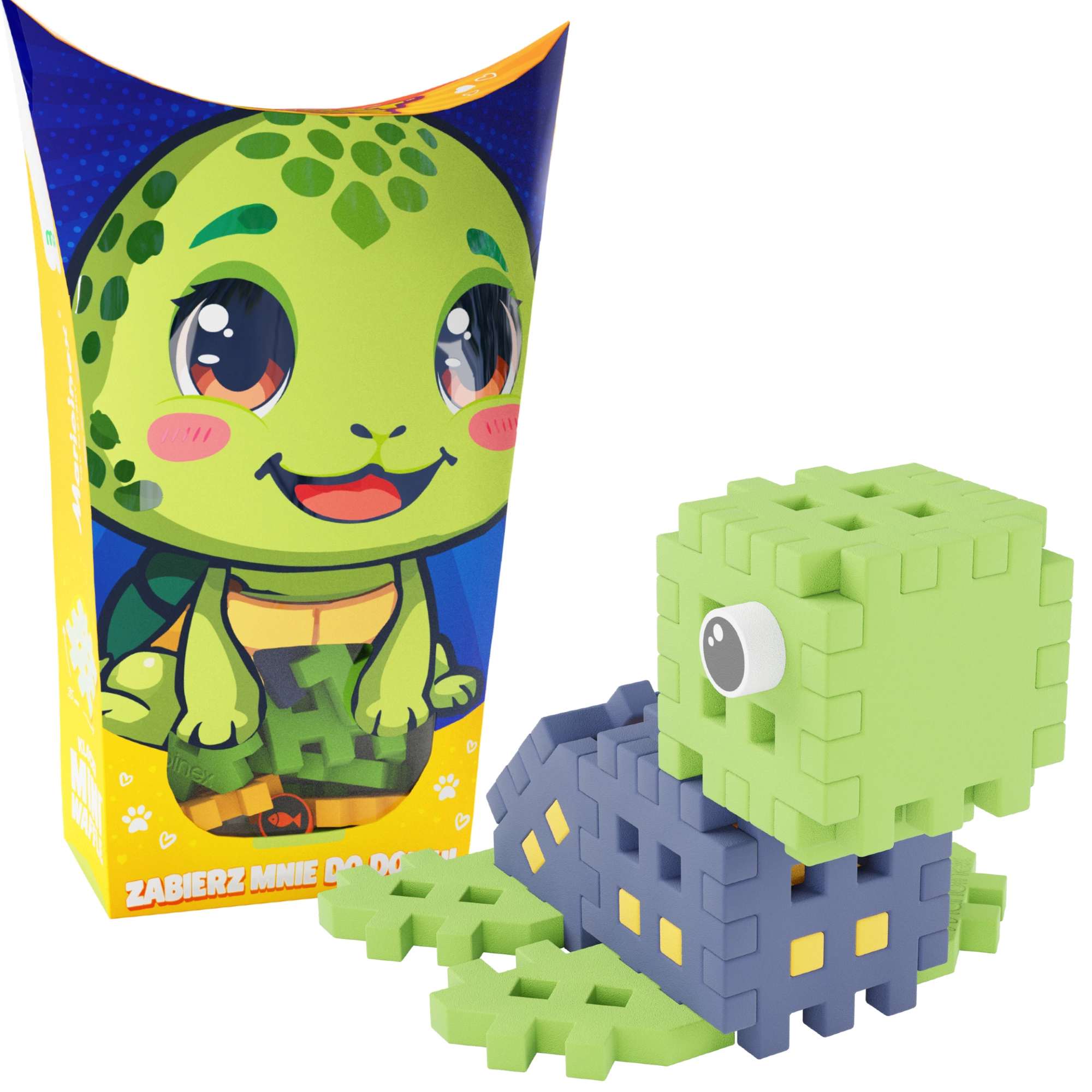 Stavebnice Mini Waffle Pocket Pets – želva