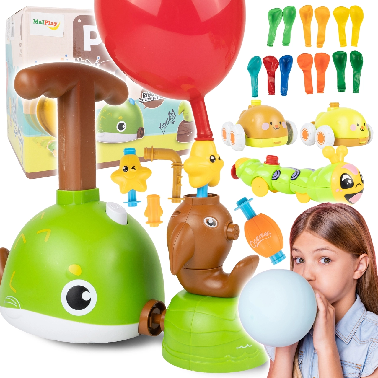 vystřelovač balónků ryba nafouknutá