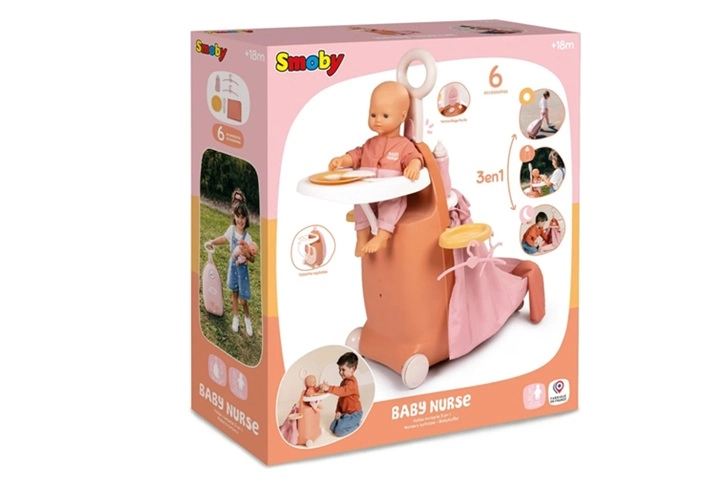 Smoby Baby Nurse multifunkční kufřík pro panenky