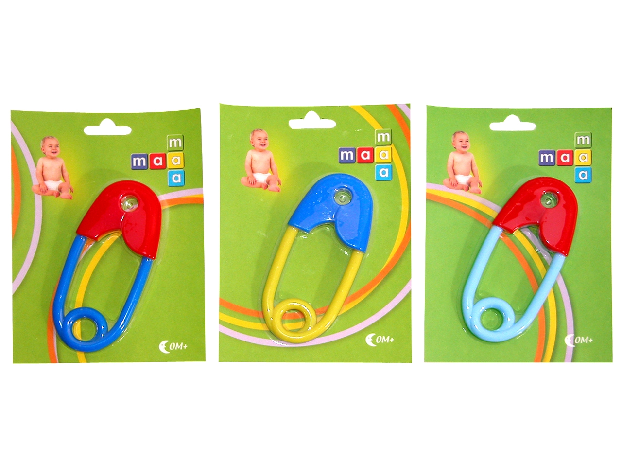 Profibaby Chrastítko špendlík pastelový Modrá