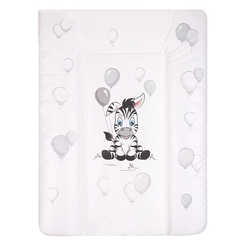 New Baby-Přebalovací podložka měkká New Baby Zebra bílá 70x50