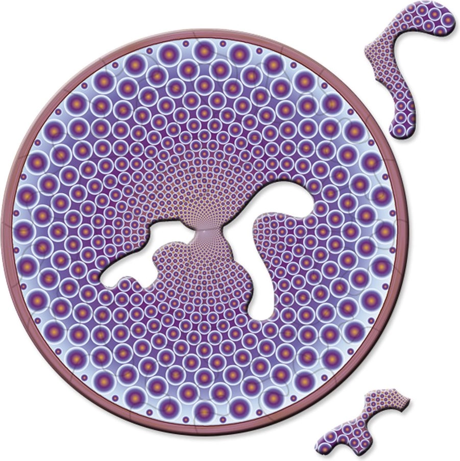 Curiosi kulaté mini puzzle Picoli Body, 33 dílků