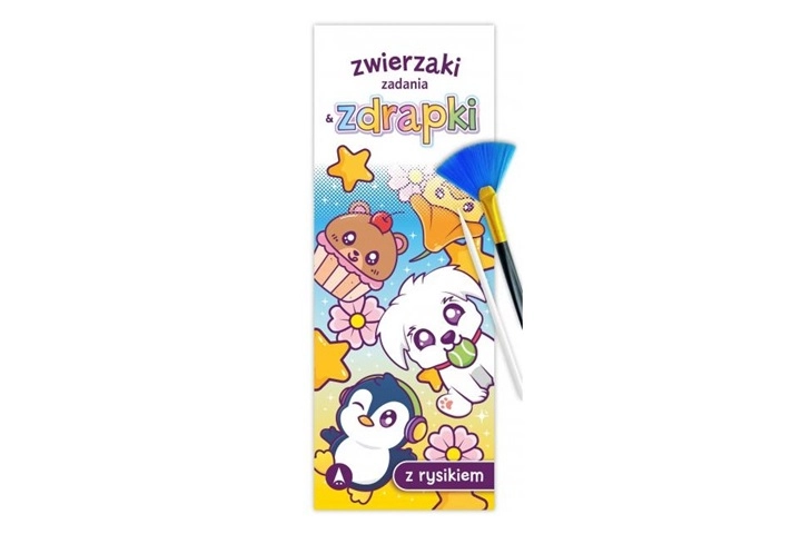 Zwierzaki: úkoly se škrabacími kartami