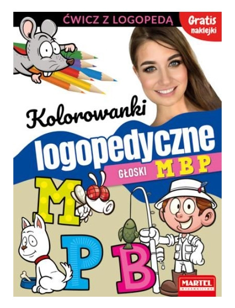 Logopedická omalovánka Hlásky M B P