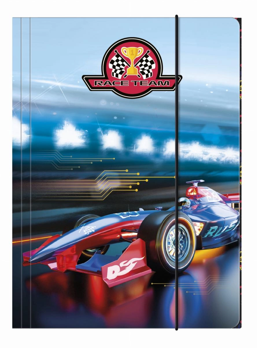 Desky na sešity Racer team A4 s gumičkou