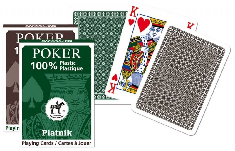 Levně Plastové karty na POKER a BRIDŽ – francouzský typ
