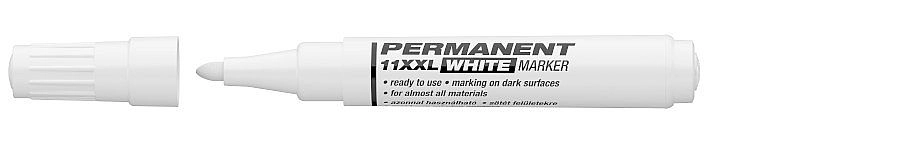 Popisovač ICO 11XXL, permanentní, bílý ICO