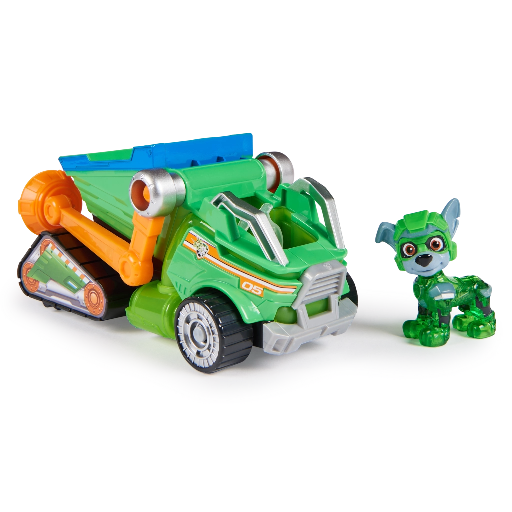Paw Patrol Rocky – recyklační nákladní auto s figurkou se světlem a zvukem