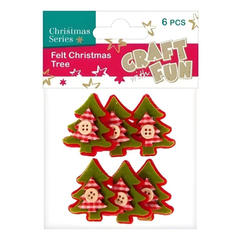 Filcová vánoční ozdoba – stromeček