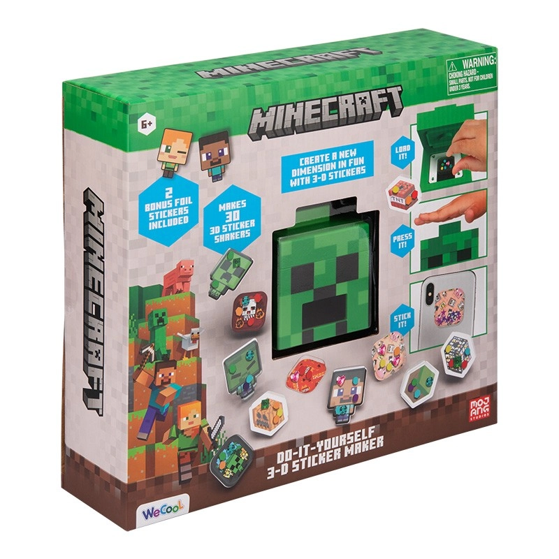 Levně 3D sada na výrobu samolepek Minecraft