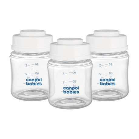 Canpol babies Sada lahví pro skladování mateřského mléka 3x120ml
