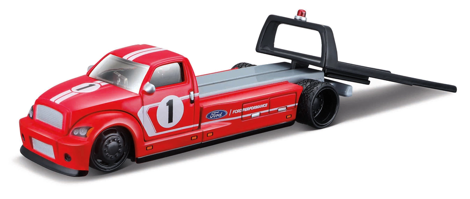 Levně Maisto Flatbed2018 Ford GT Heritage Edition červená 1:64
