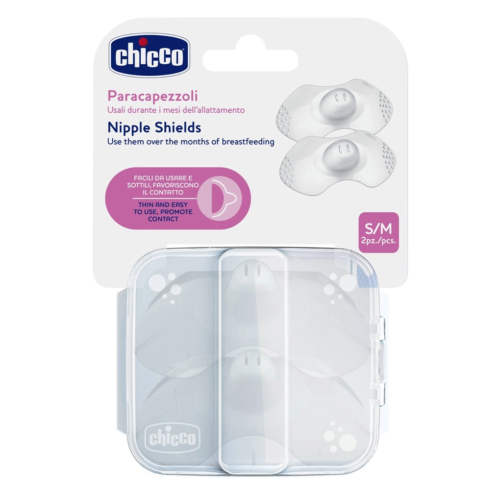 Chicco chrániče bradavek SkinToSkin ze silikonu 2 ks S/M