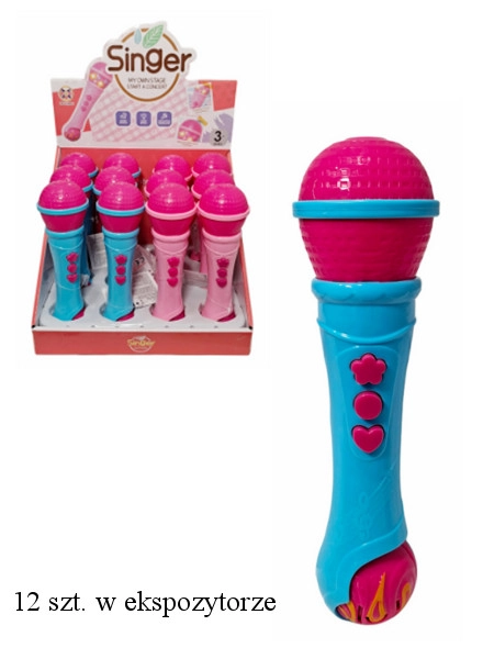 Dětský mikrofon se zvuky, melodiemi a světly