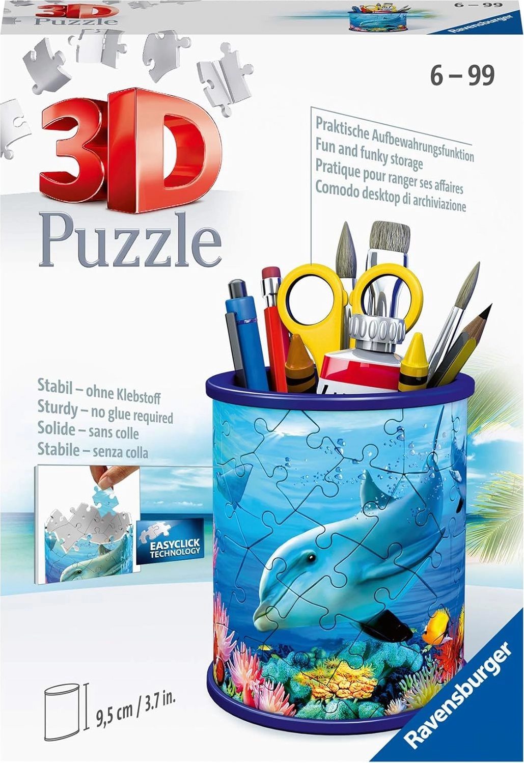 RAVENSBURGER 3D puzzle stojan: Podmořský svět 54 dílků