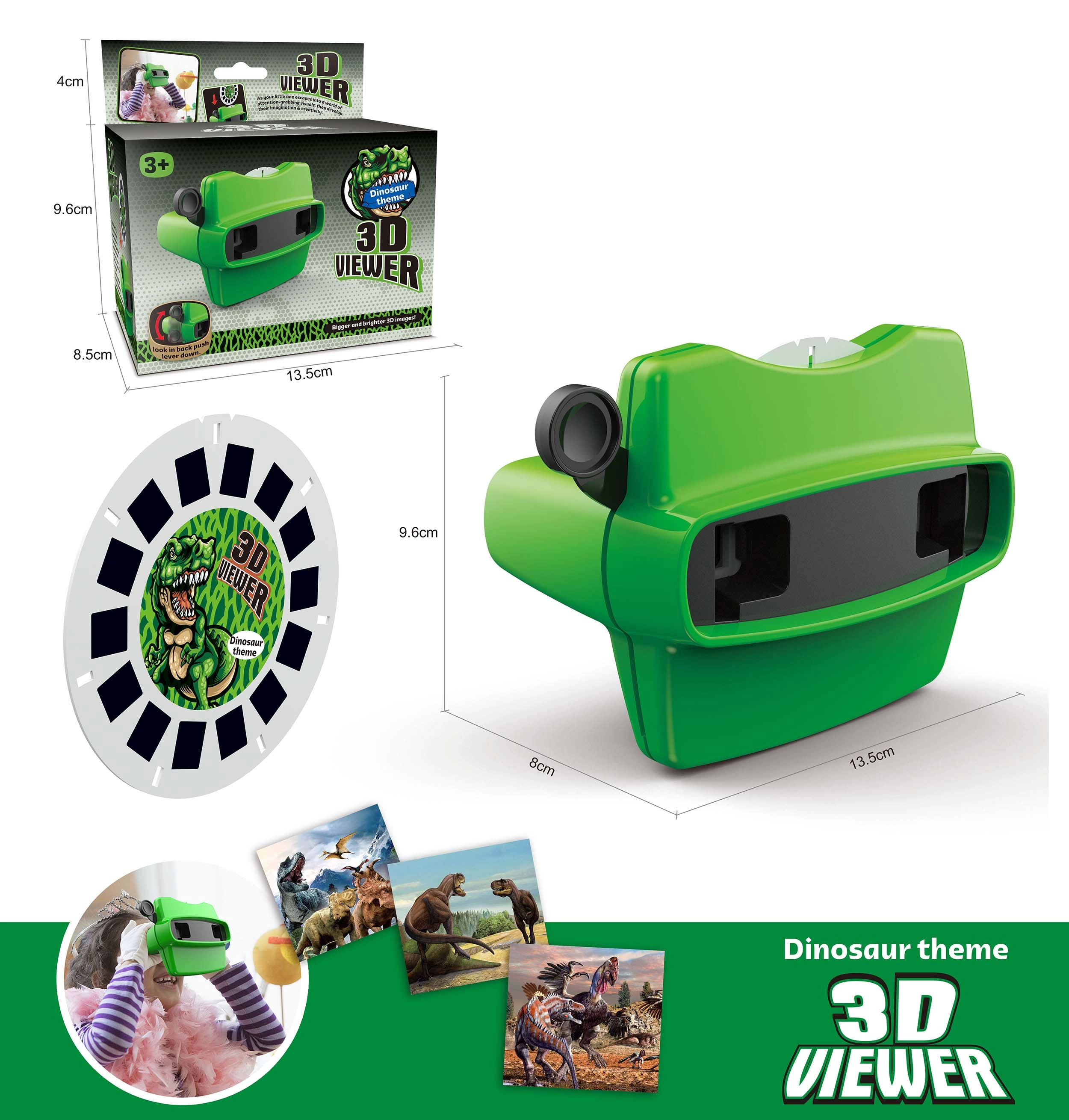Levně 3D brýle dinosauři