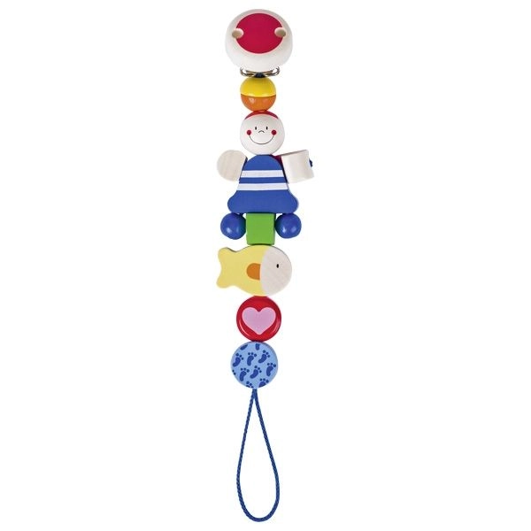 Dřevěný dudlík Heimess Piráti