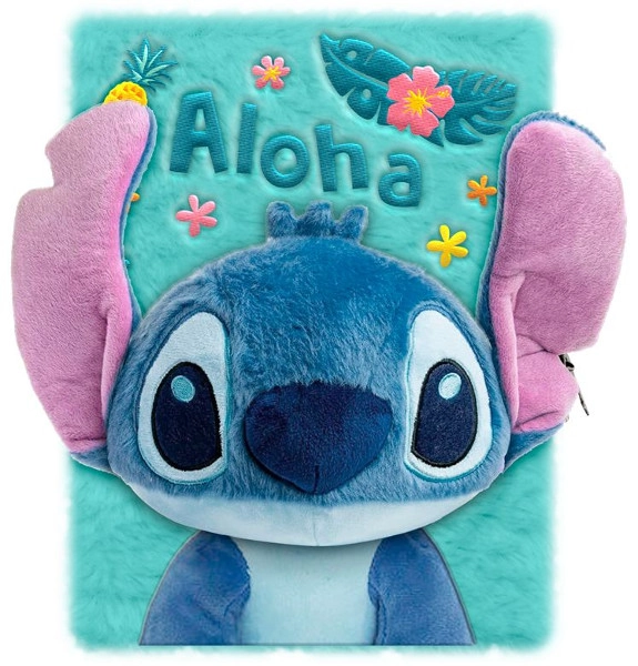 Plyšový deník A5 3D STITCH