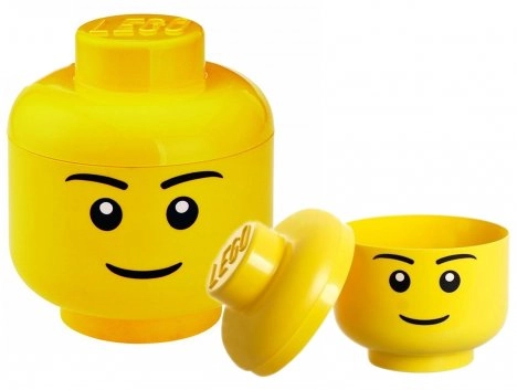 Lego úložná hlava L – chlapec