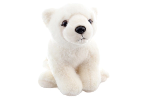Plyšový lední medvěd eco‑friendly 20 cm