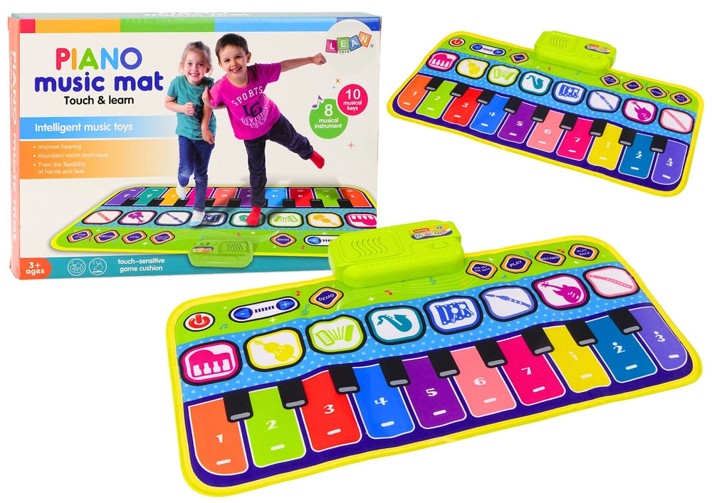 Levně Mamido Interaktivní taneční podložka s piankem a nástroji 60 cm x 30 cm