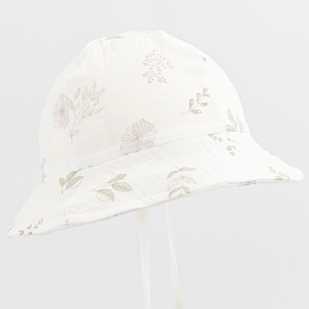 Mušelínový kojenecký klobouček New Baby Zoe