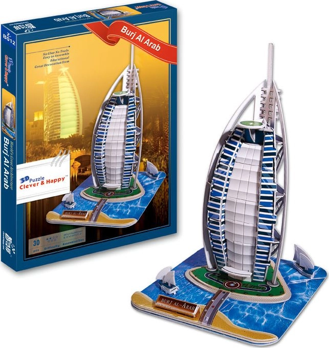3D puzzle Burj Al Arab 30 dílků