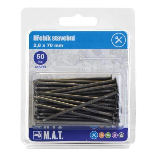 Mat Hřebík stavební 70x2,8mm (50ks)