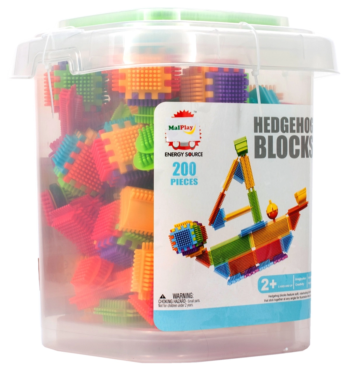 jehličkové stavebnice wafle ve vědru 200 dílků