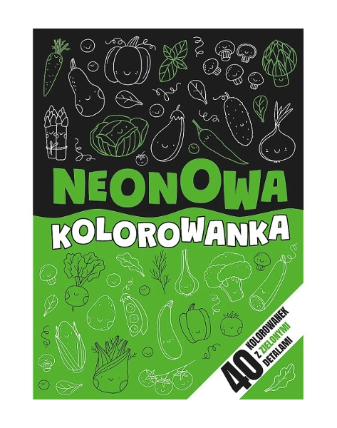 Neonová omalovánka – zelená