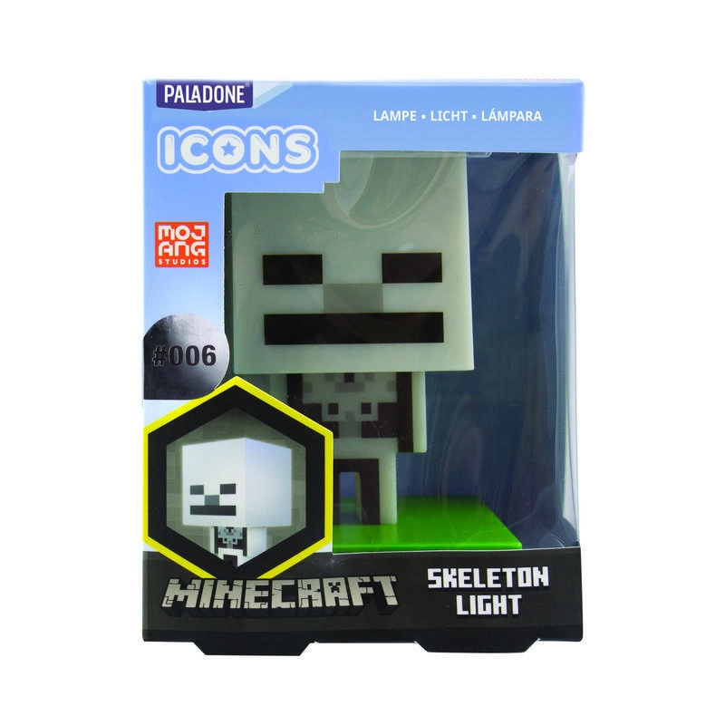 Levně Světlo MINECRAFT – Skeleton ikonická lampička