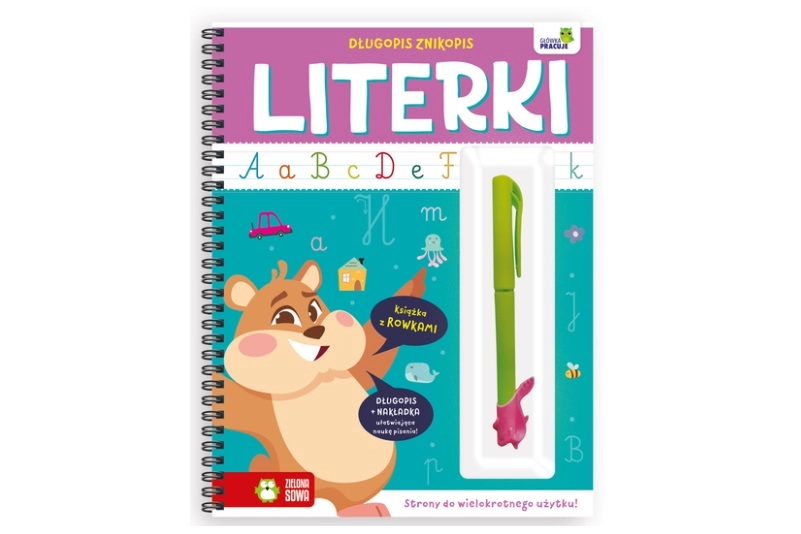 Znikopis – literky (edukační sešit s mizícím perem)
