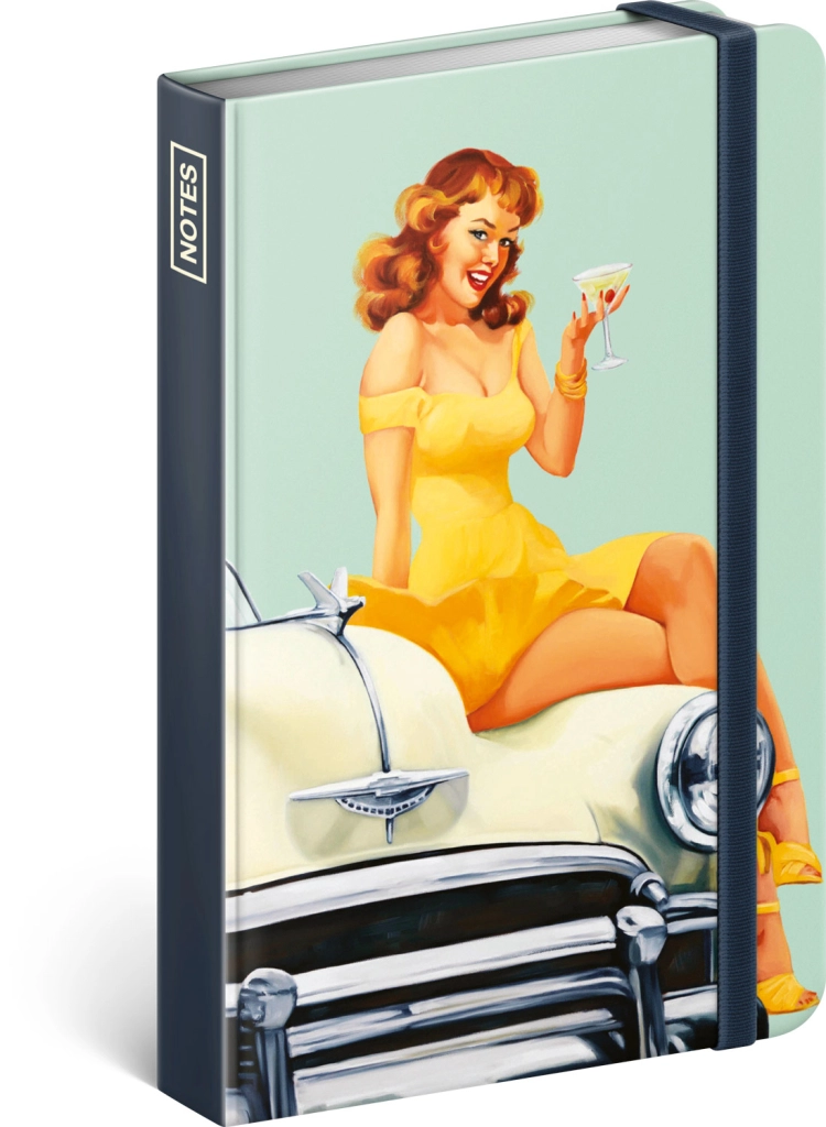 Baagl Notes Pin–up Girls linkovaný 11 × 16 cm