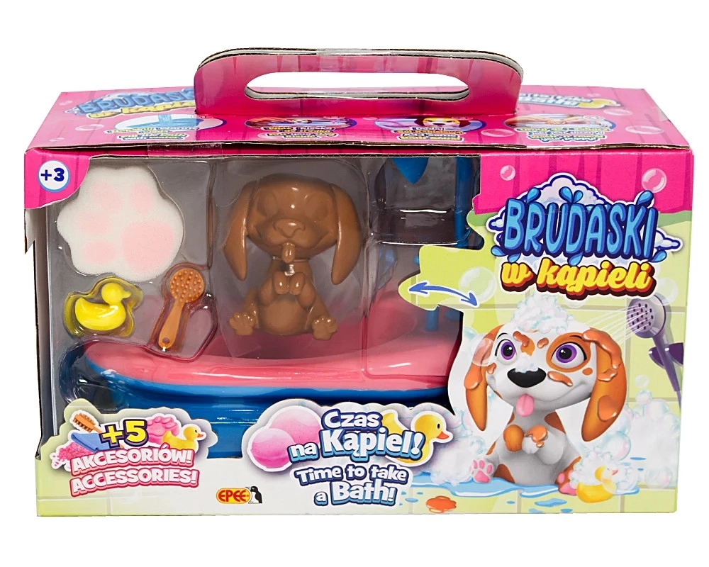 Zábavná sada do koupele s pejskem beagle – Brudaski v koupeli: koupelna