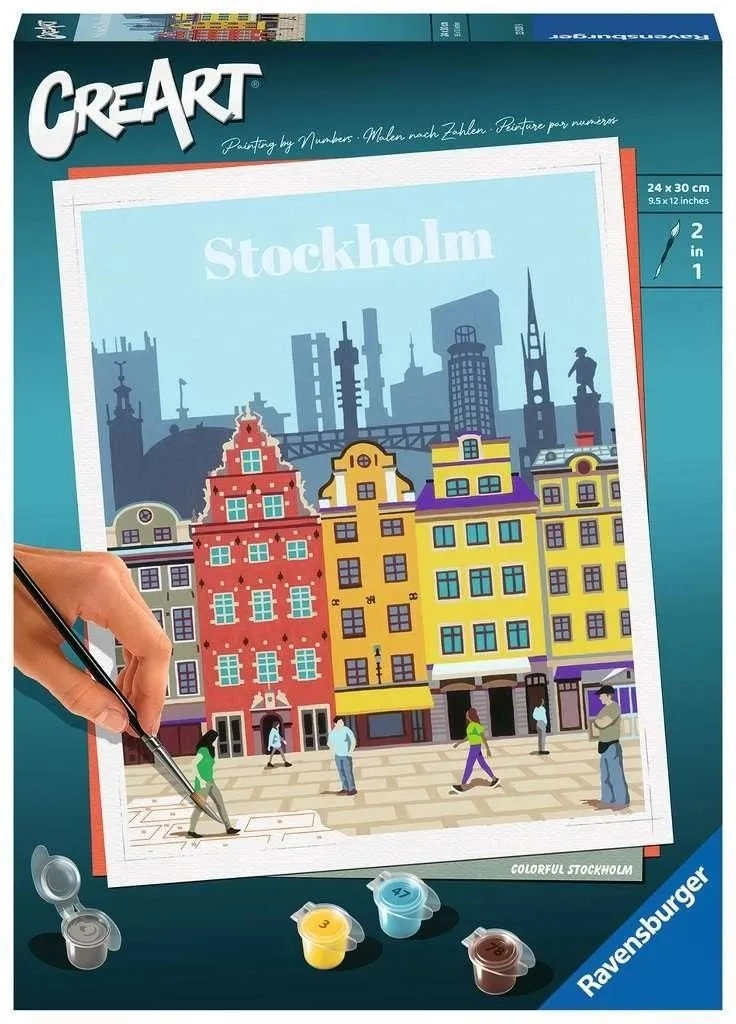 CreArt Malování podle čísel Stockholm