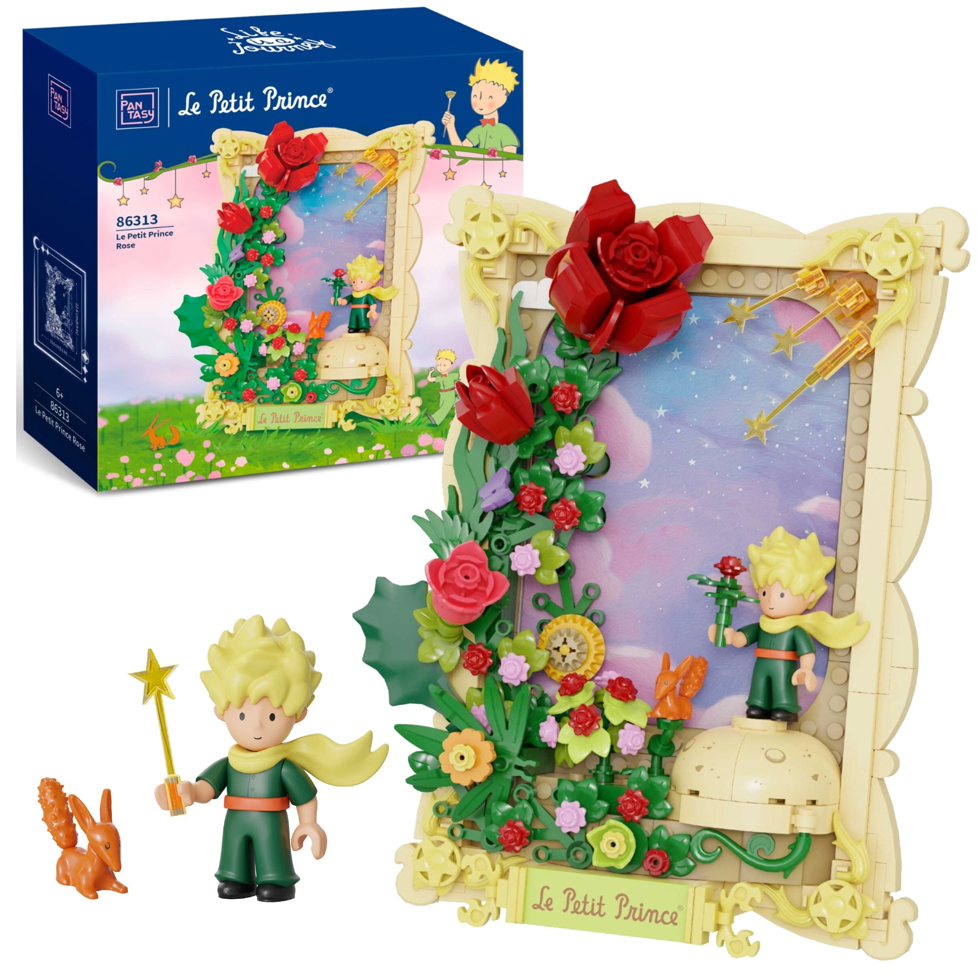 Pantasy Le Petit Prince – Růže Malého prince, stavebnice 402 dílů