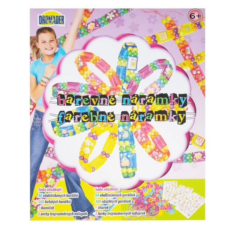 sada na výrobu barevných náramků