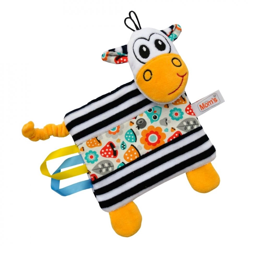 Plyšová zebra s visačkami
